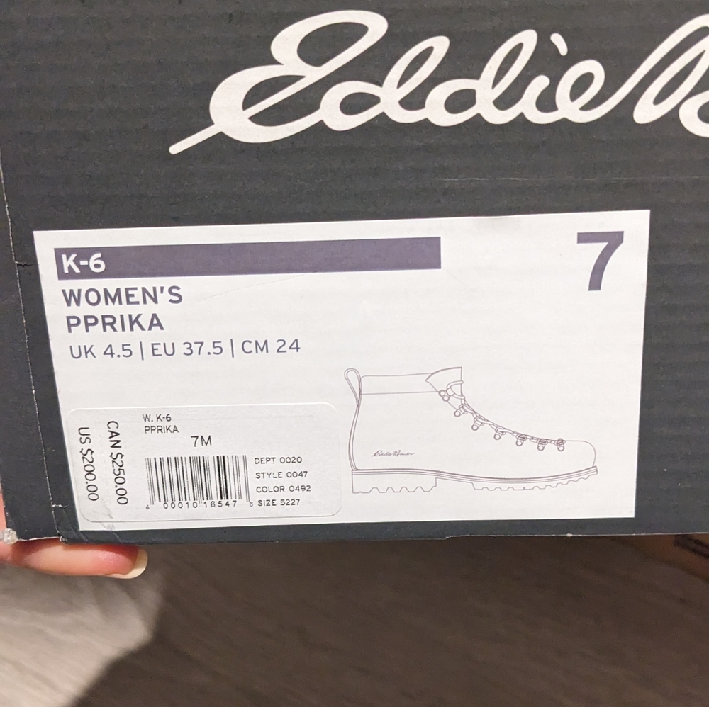 Eddie Bauer Paprika Boots, Size 7 - Picture 2 of 8